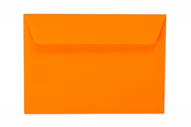 Kuvert DIN C6 självhäftande, neonorange