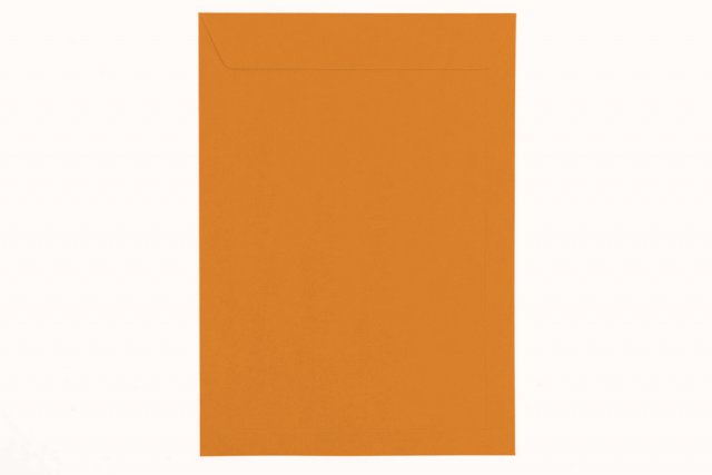 Kuvert DIN C4 självhäftande, tryck orange