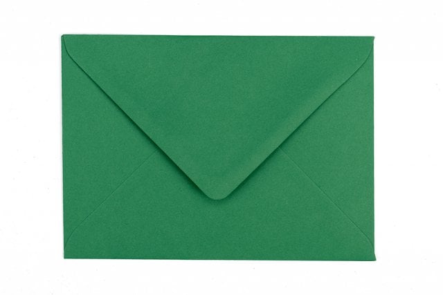 Kuvert DIN B6, mörkgröna