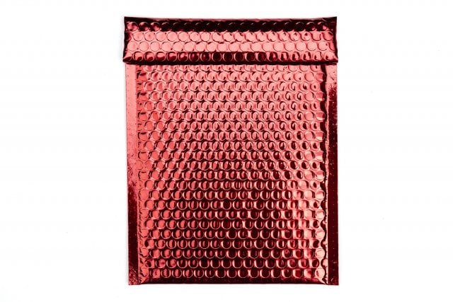 Kuvert DIN C5 vadderade, röda