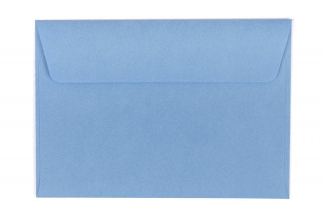 Kuvert DIN C6 självhäftande, blå