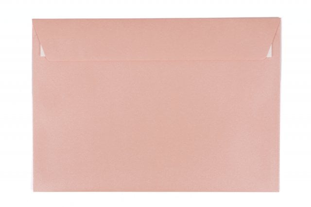 Kuvert DIN C5 självhäftande, pärlemorrosa