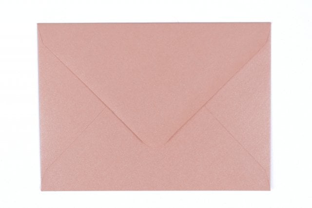 Kuvert DIN C7, pärlemorrosa