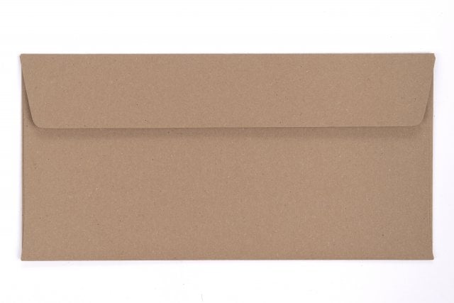 Kuvert DIN lång självhäftande, kraftpapper