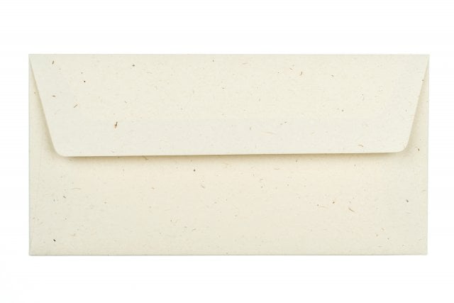 Kuvert DIN långa, fodrade med Terra Vanilla