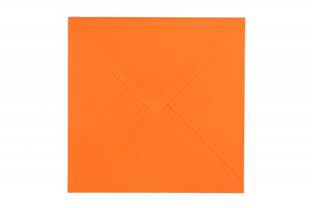 Kvadratiska kuvert 140x140 mm, orange
