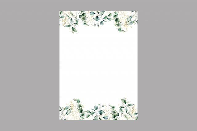 Brevpapper A4, eukalyptus, 1-sidigt