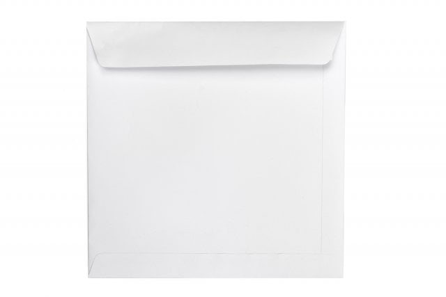 Kvadratiska kuvert 170x170 mm, vita