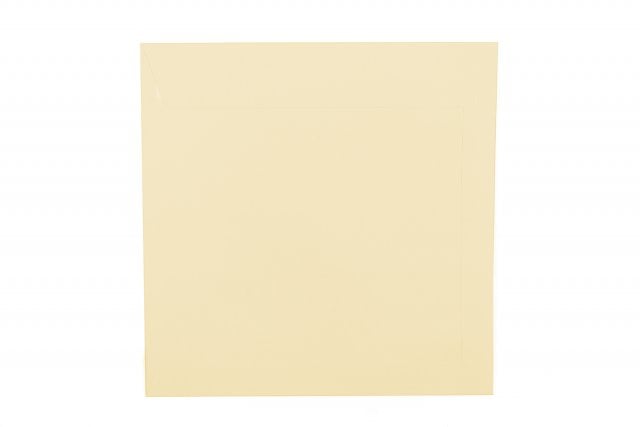 Kvadratiska kuvert 220x220 mm, gräddfärgade