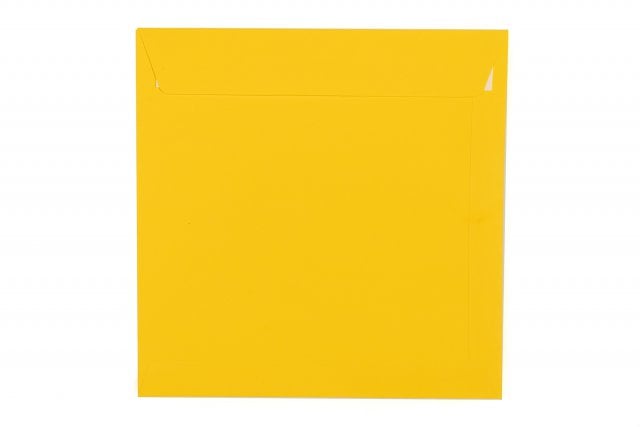 Kvadratiska kuvert 220x220 mm, gula