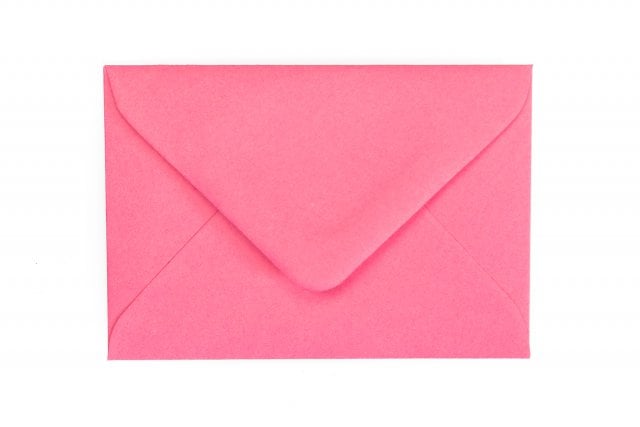 Kuvert 65x94mm, rosa
