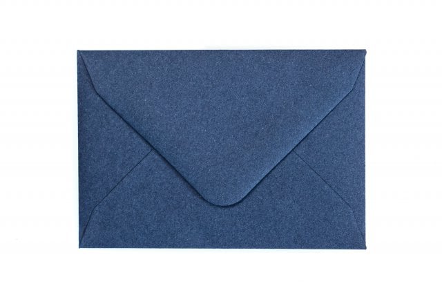 Kuvert 65x94mm, mörkblå