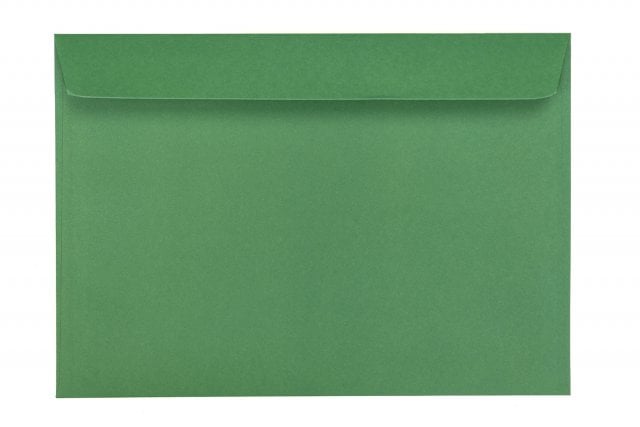 Kuvert DIN C5 självhäftande, grönt tryck