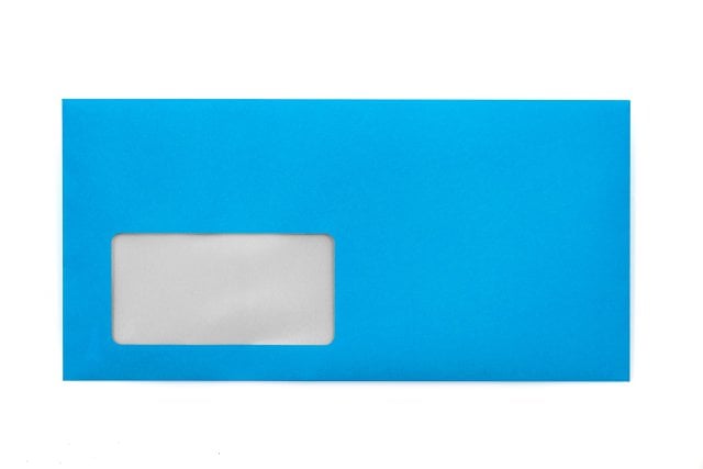 Kuvert DIN lång+ med fönster, blåtryck