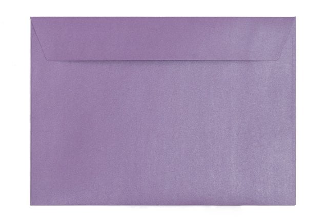 Kuvert DIN C5 självhäftande, pärlemorlila