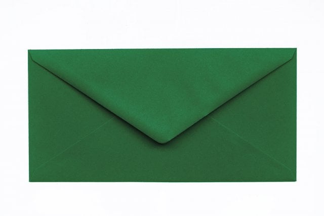Kuvert DIN långa, mörkgröna