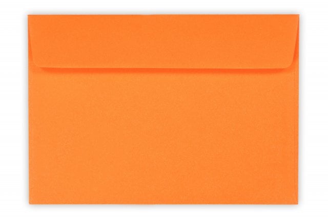 Kuvert DIN C6 självhäftande, orange