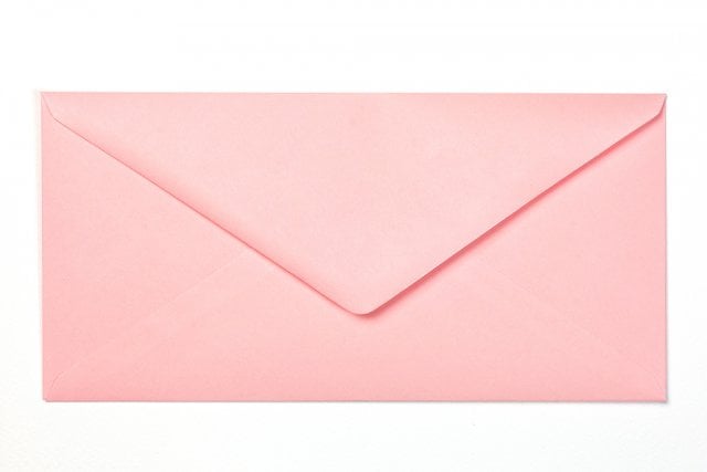 Kuvert DIN långa, rosa