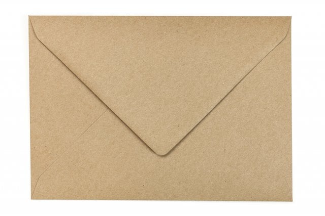 Kuvert DIN C5, kraftpapper