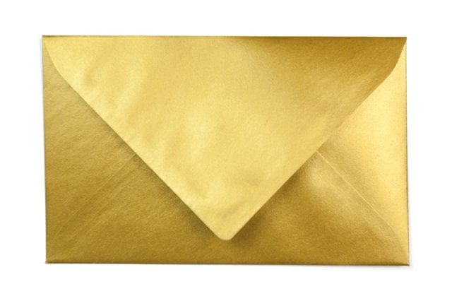 Kuvert specialformat, guld