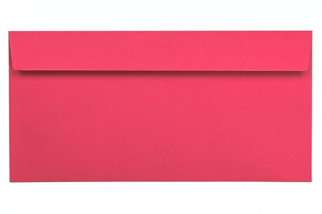 Kuvert DIN lång självhäftande, rosa