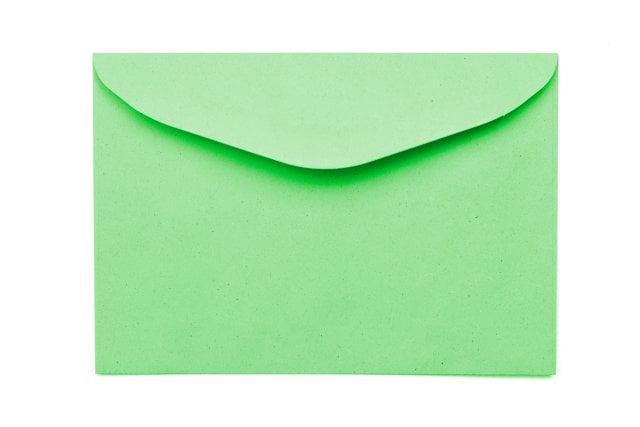 Kuvert DIN C6, återvunnet grönt