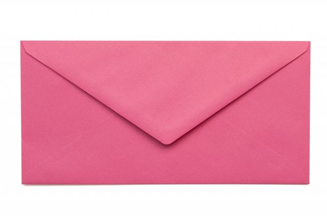 Kuvert DIN långa, rosa