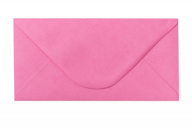 Kuvert DIN lång, intensivt rosa