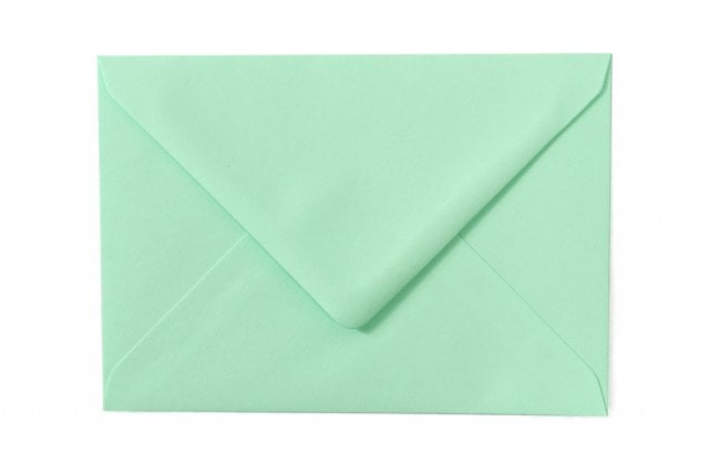 Kuvert DIN C6, pastellgrön