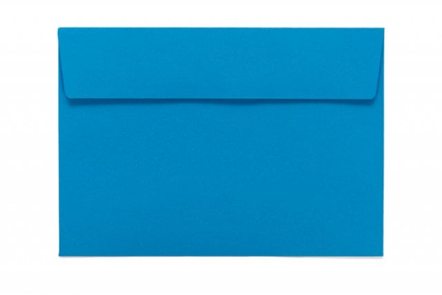 Kuvert DIN C6 självhäftande, blå