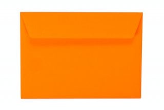 Kuvert DIN C6 självhäftande, neonorange