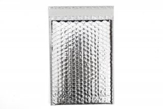 Kuvert DIN C5 vadderade, silver