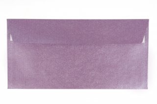 Kuvert DIN lång självhäftande, pärlemorlila