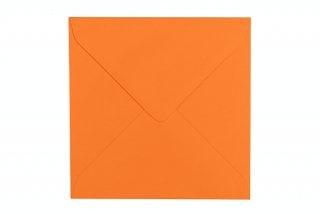 Kvadratiska kuvert 130x130 mm, orange