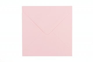 Fyrkantiga kuvert 130x130 mm, rosa