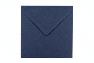 Kvadratiska kuvert 130x130 mm, mörkblå