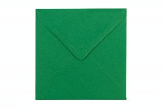 Kvadratiska kuvert 130x130 mm, mörkgröna