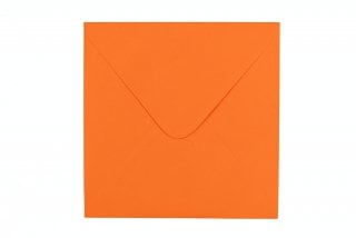 Kvadratiska kuvert 155x155 mm, orange