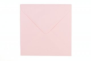 Fyrkantiga kuvert 155x155 mm, rosa