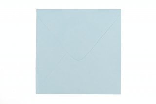 Fyrkantiga kuvert 155x155 mm, ljusblå