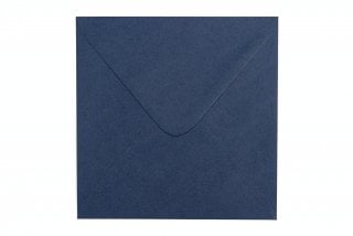 Kvadratiska kuvert 155x155 mm, mörkblå