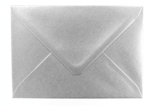 Kuvert DIN B6, silver