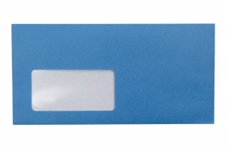 Kuvert DIN lång med fönster, blåtryck