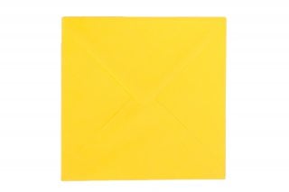 Fyrkantiga kuvert 140x140 mm, gula