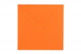 Kvadratiska kuvert 140x140 mm, orange