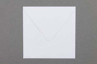 Kvadratiska kuvert 170x170 mm, vita
