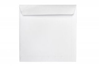 Kvadratiska kuvert 170x170 mm, vita