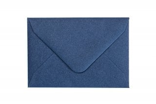 Kuvert 65x94mm, mörkblå