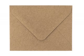 Kuvert 62x94mm, kraftpapper