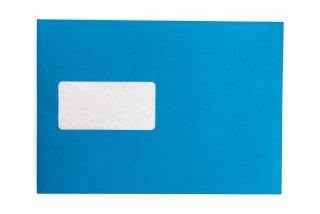 Kuvert DIN C5 självhäftande med fönster, blåtryck